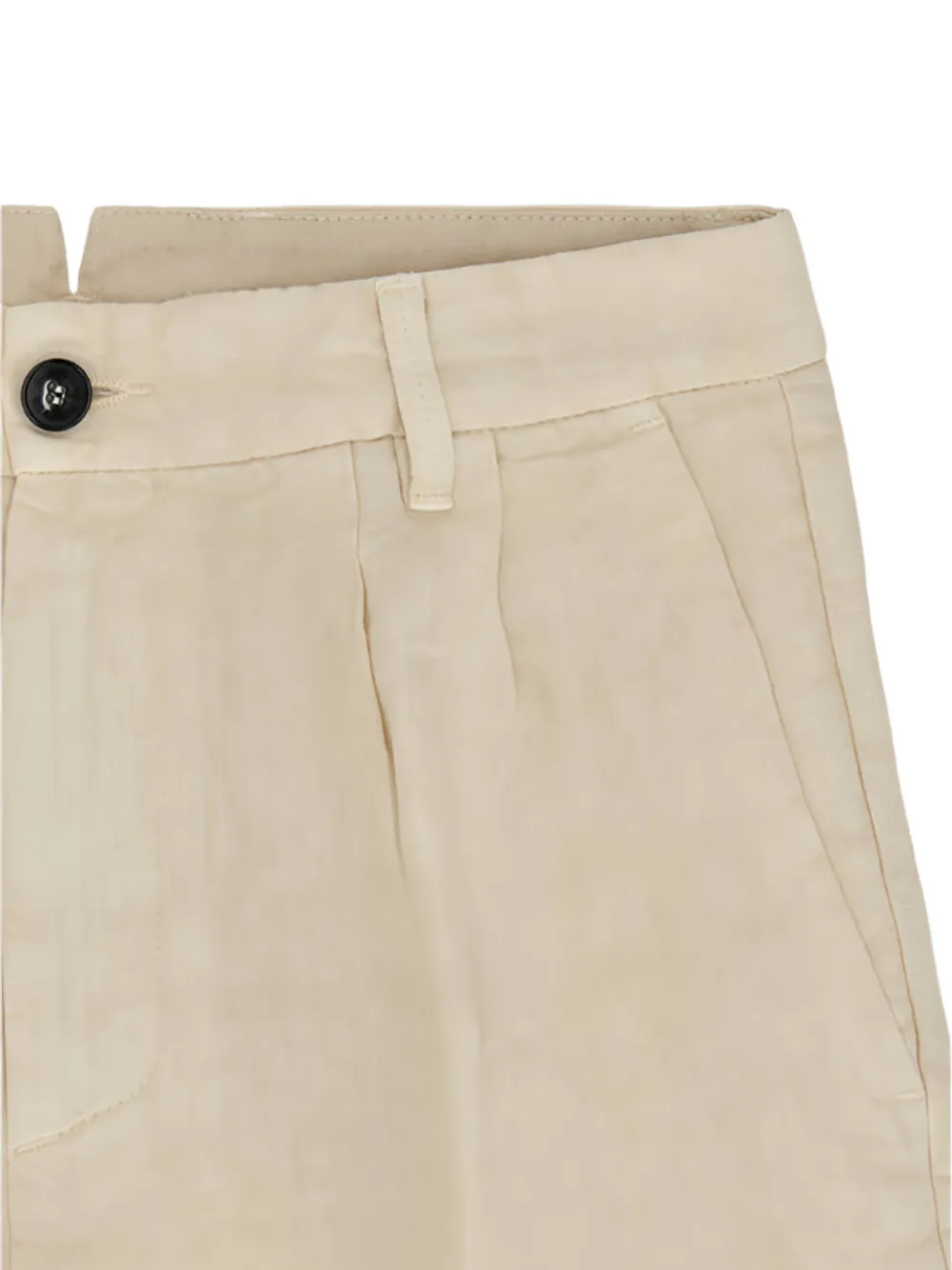 Fortela Logo-detail Shorts in Neutrals, view 3