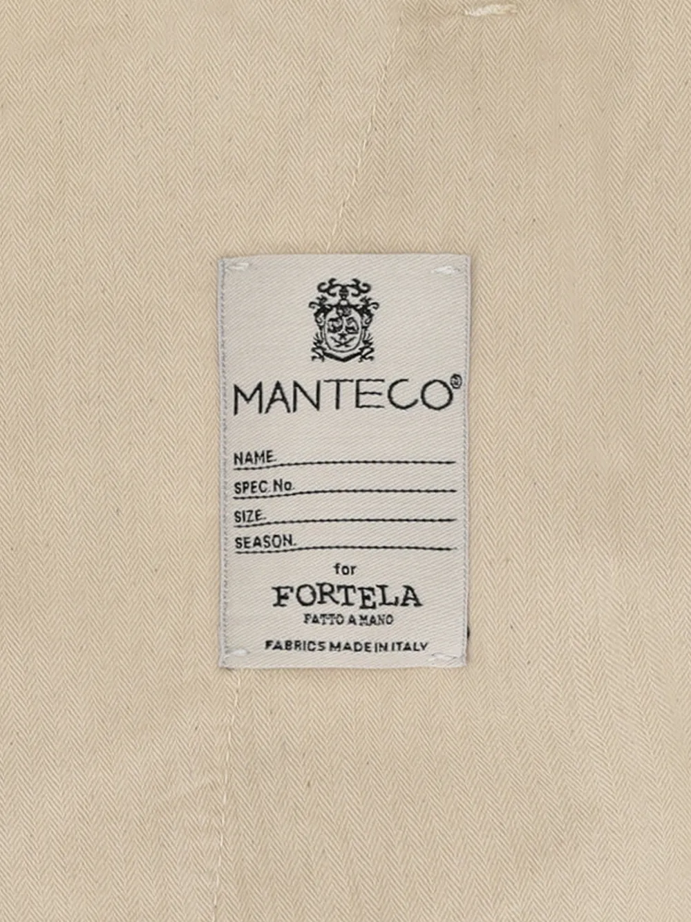 Fortela Logo-detail Shorts in Neutrals, view 4