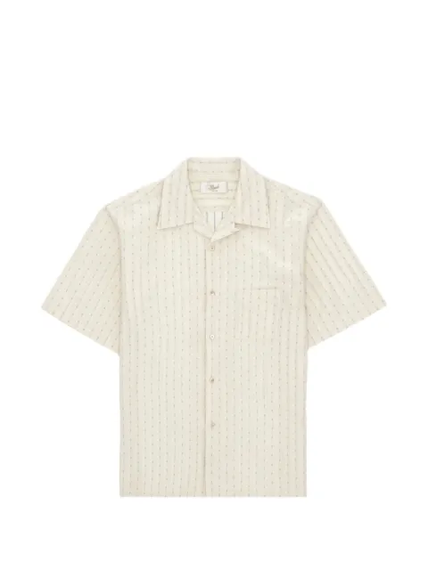 Fortela camisa con cuello abierto y motivo de rayas