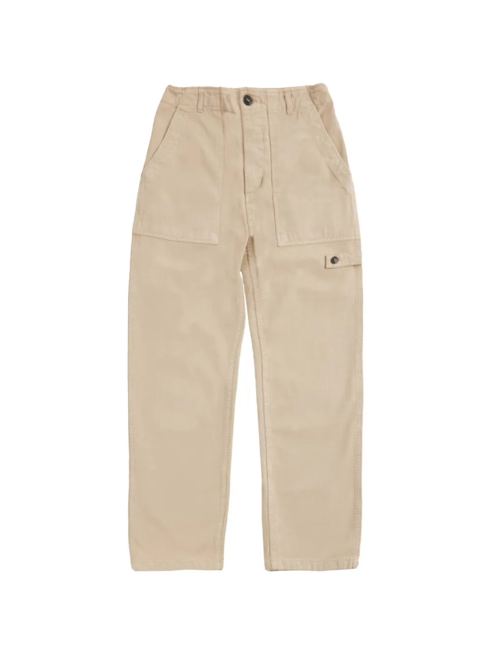 Fortela Jerryt herringbone patch-pocket trousers - Toni neutri