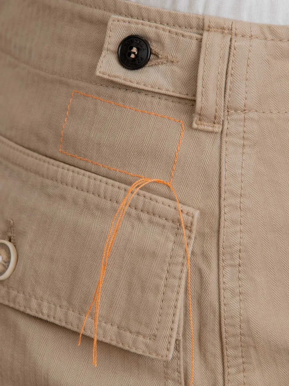 Jerryt Herringbone Patch-Pocket Trousers