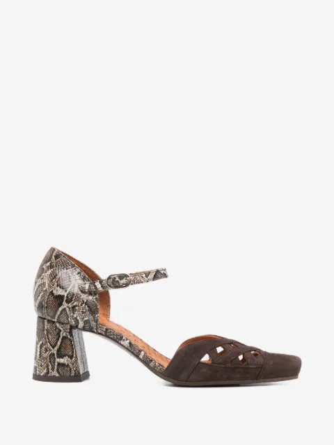 Chie Mihara Airma snakeskin-effect heeled pumps