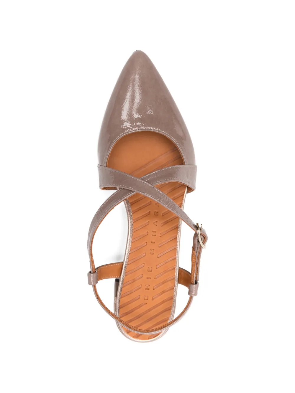 Chie Mihara Hesana leren pumps met hak Beige