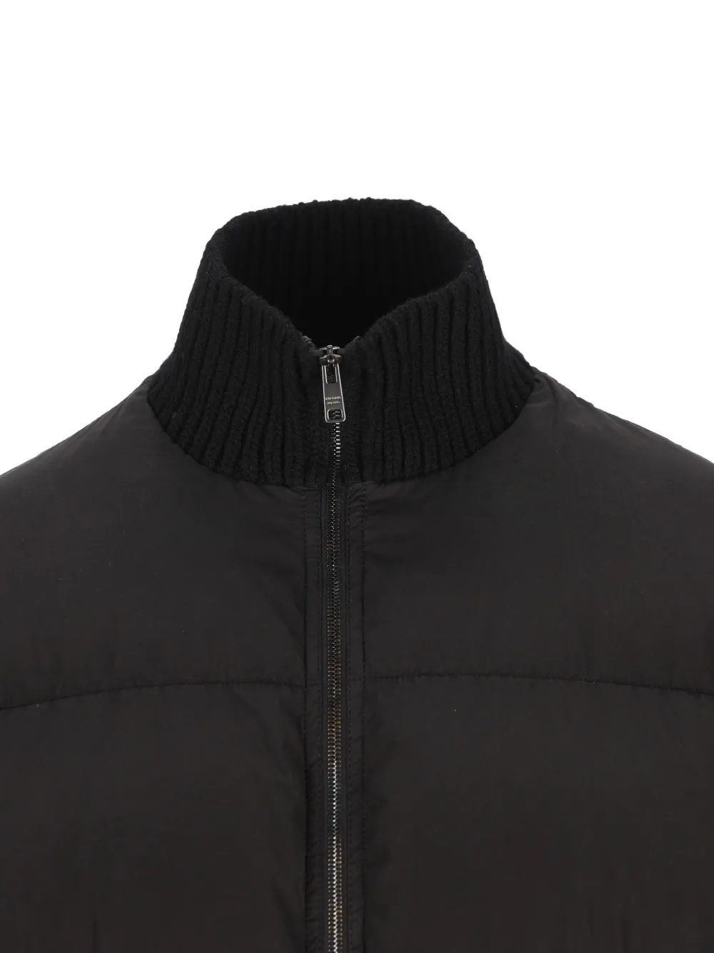 Prada Gewatteerd jack Zwart