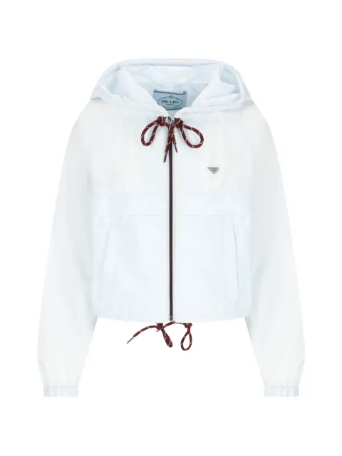 Prada Kapuzenjacke mit Kordelzug