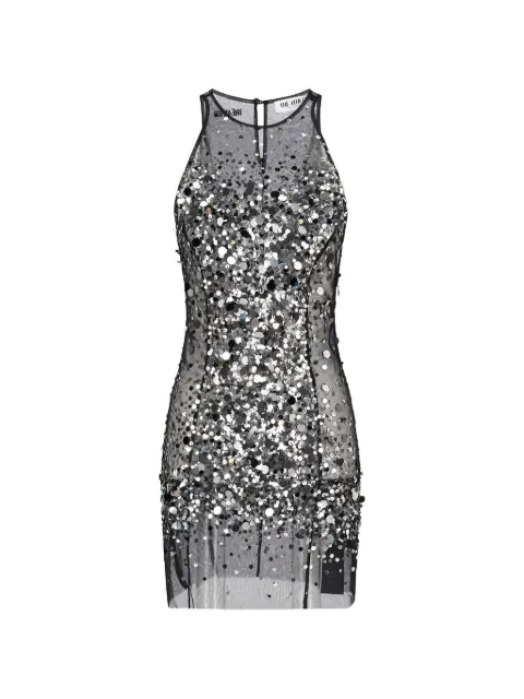 The Attico tulle sequin-embellished mini dress