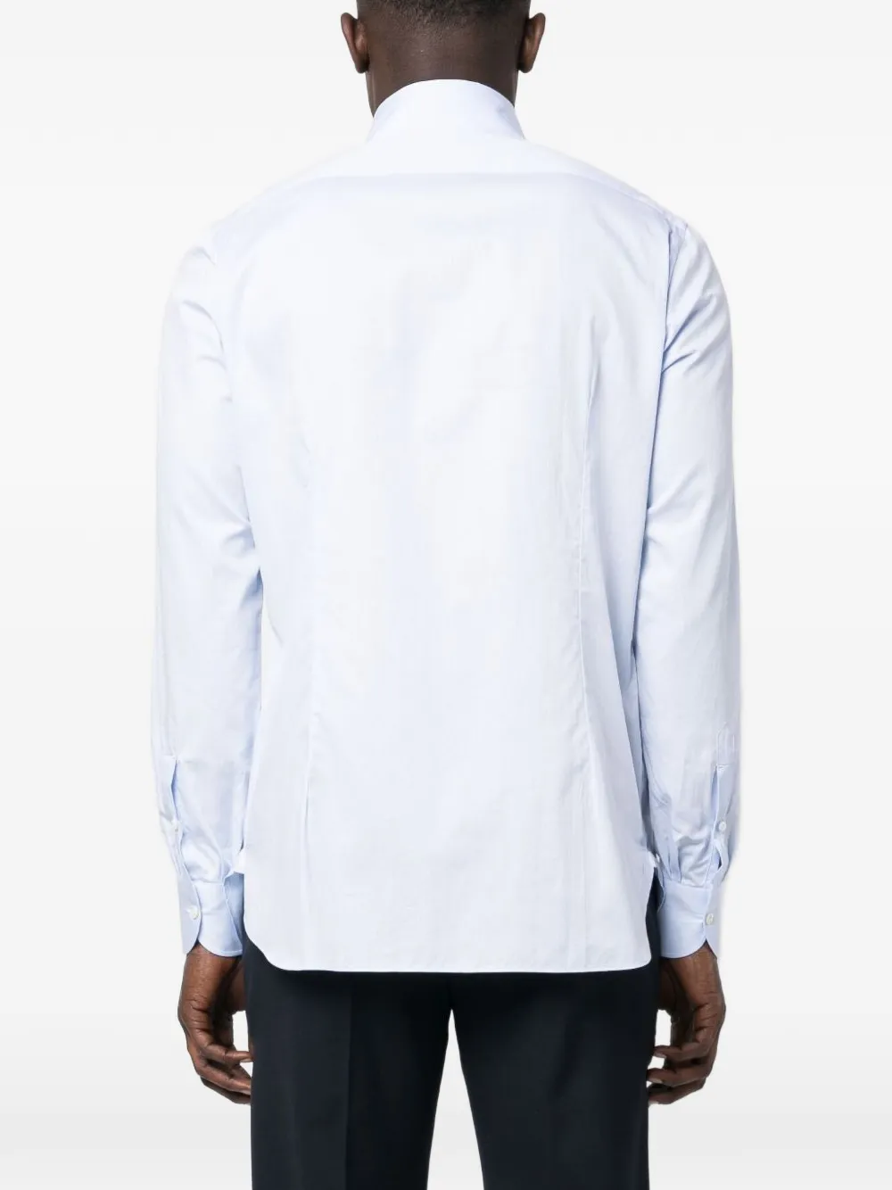  Borrelli Cotton Shirt - Blue 