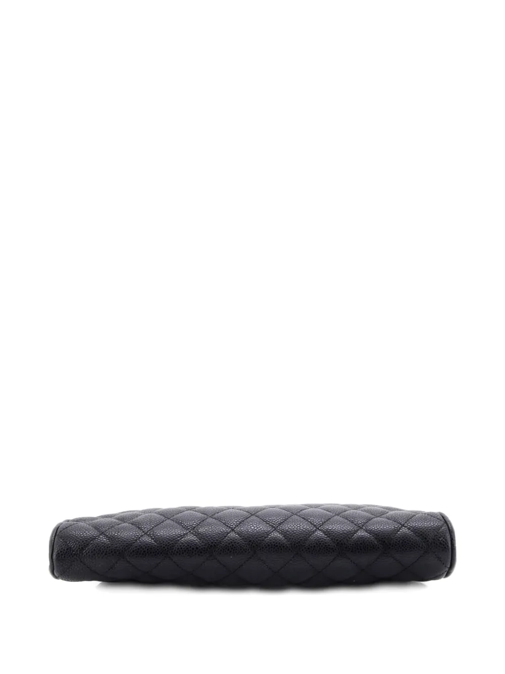 Timeless Quilted Caviar Clutch Bag