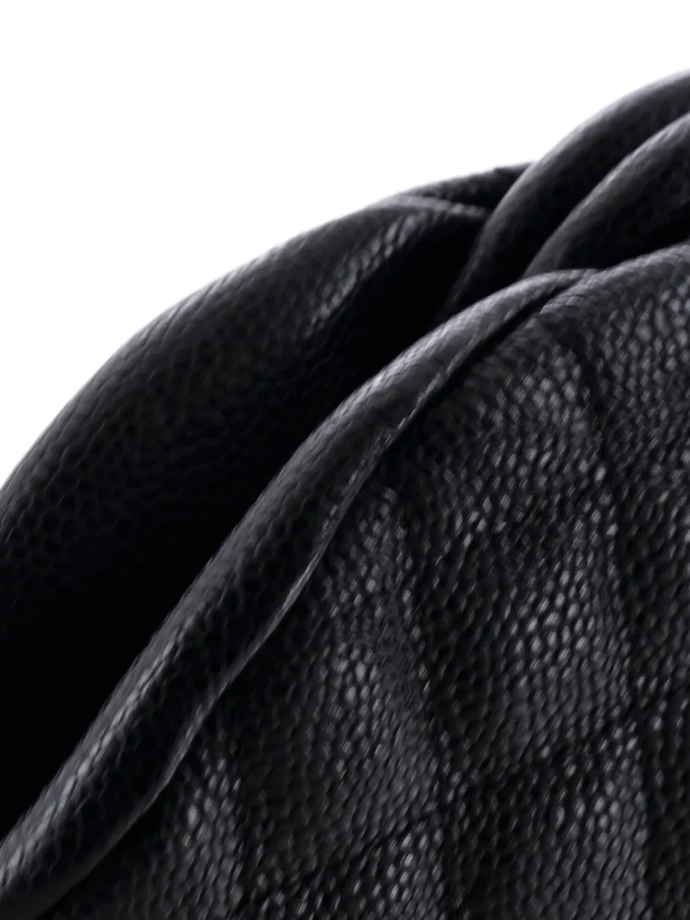 Timeless Quilted Caviar Clutch Bag