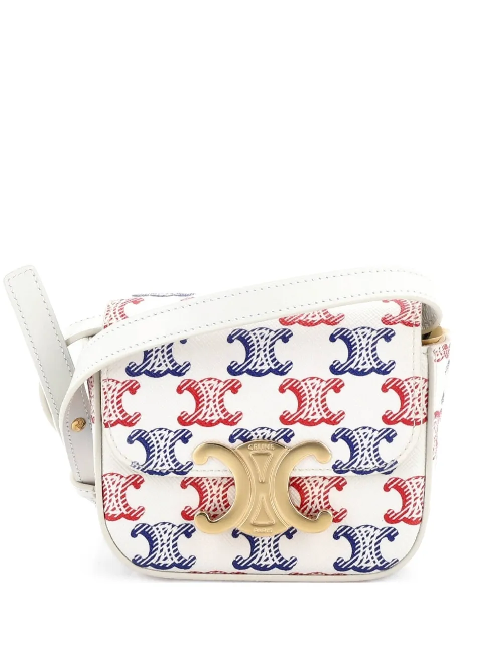 Celine Pre-Owned Triomphe Triomphe Coated Canvas Mini shoulder bag - Multicolore