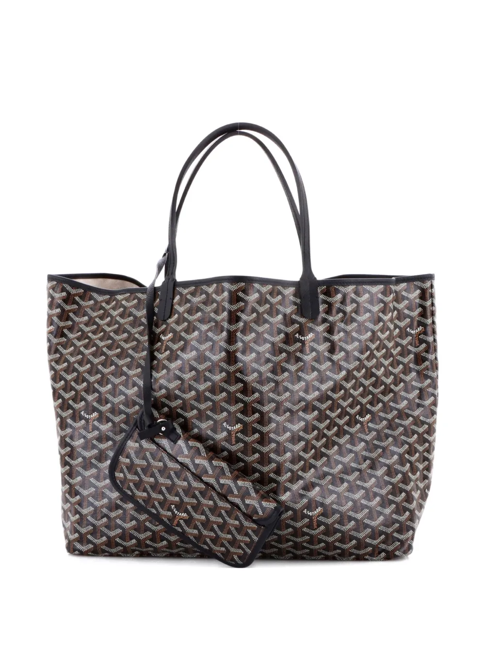 Goyard Pre-Owned Saint Louis Coated Canvas GM tote bag - Nero