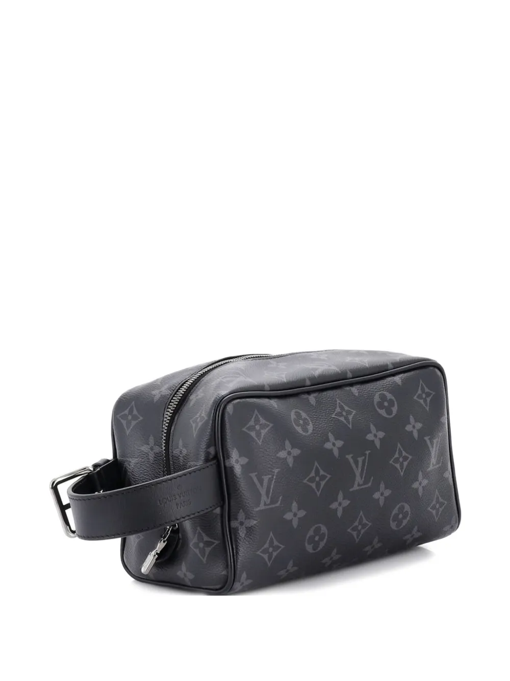 Louis Vuitton Pre-Owned Dopp Kit Toiletry Monogram Eclipse Canvas pouch - Nero