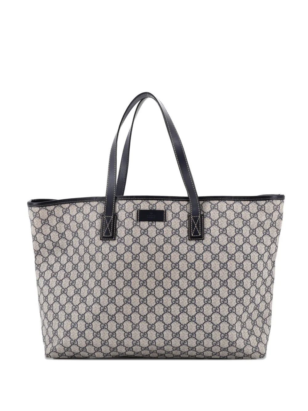 Gucci Pre-Owned Plus GG Coated Canvas with Leather Large tote bag - Marrone