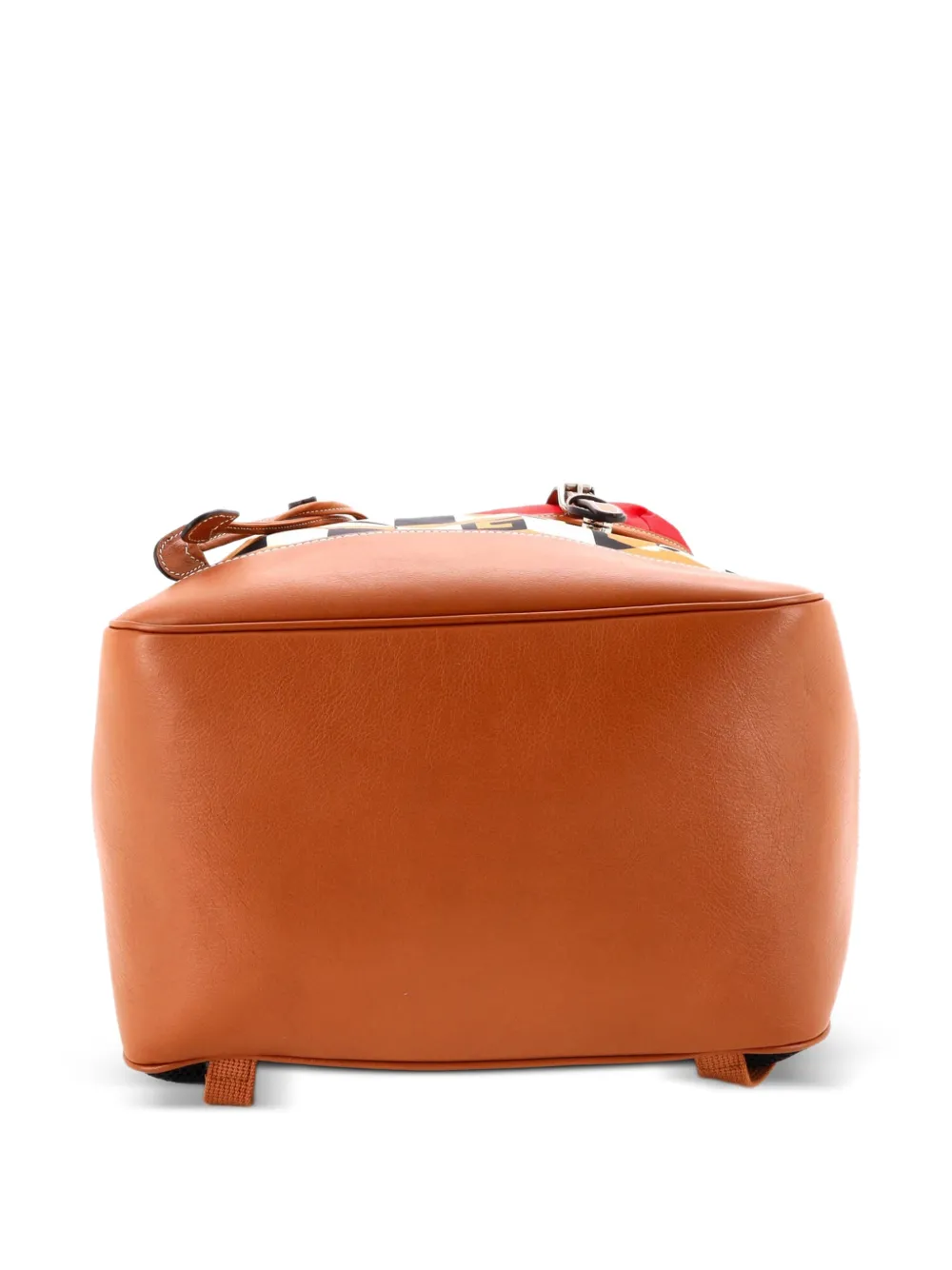 Interlocking G Patch Flap Buckle Printed Nylon With Canvas And Leather Backpack