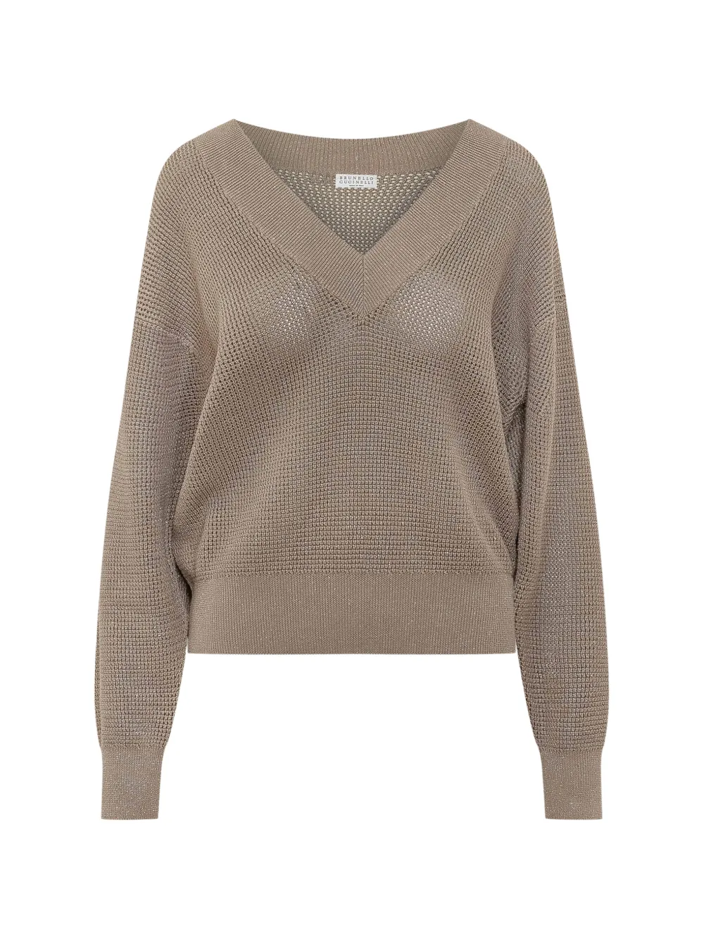 Brunello Cucinelli V-neck sweater - Toni neutri