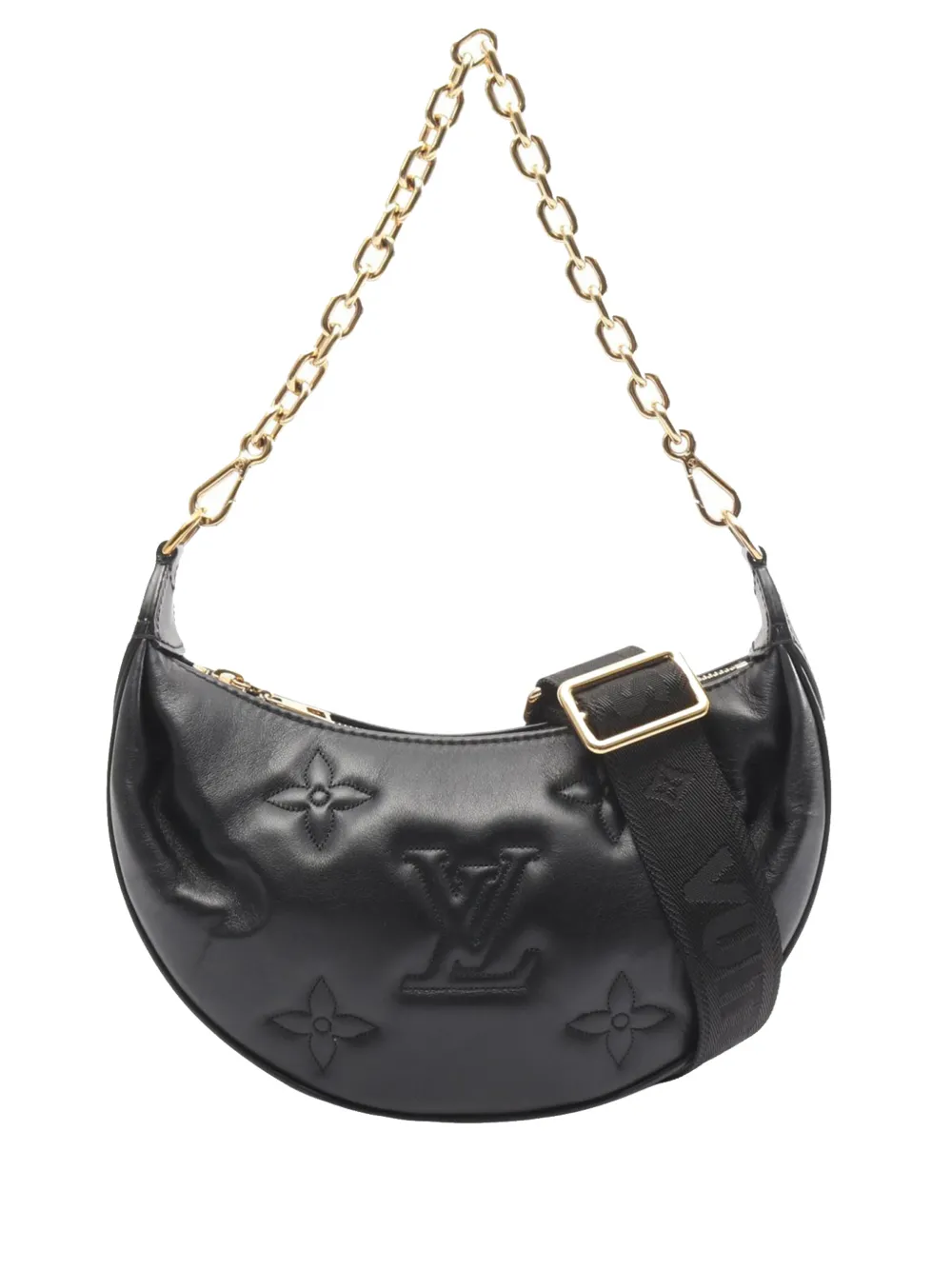 Louis Vuitton Pre-Owned 2021-2025 Leather Bubblegram Over The Moon satchel - Schwarz