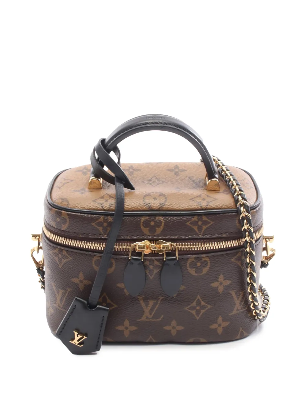 Louis Vuitton Pre-Owned 2021-2025 Monogram Reverse Vanity PM satchel - Marrone
