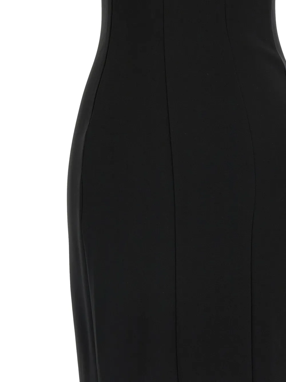 Draped Tulle Maxi Dress