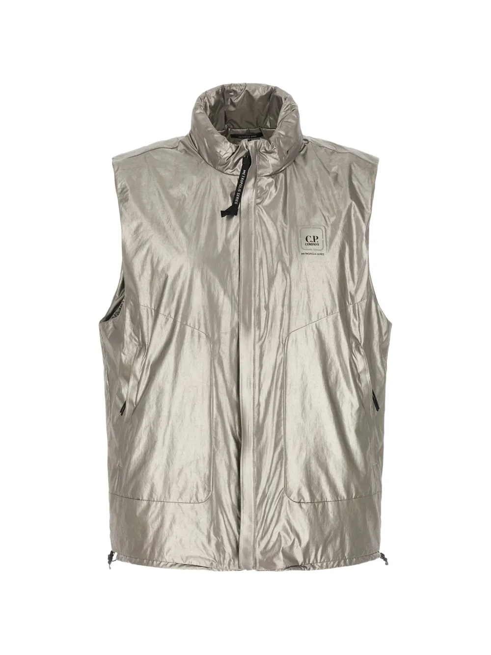 C.P. Company removable hood metropolis series vest - Grey