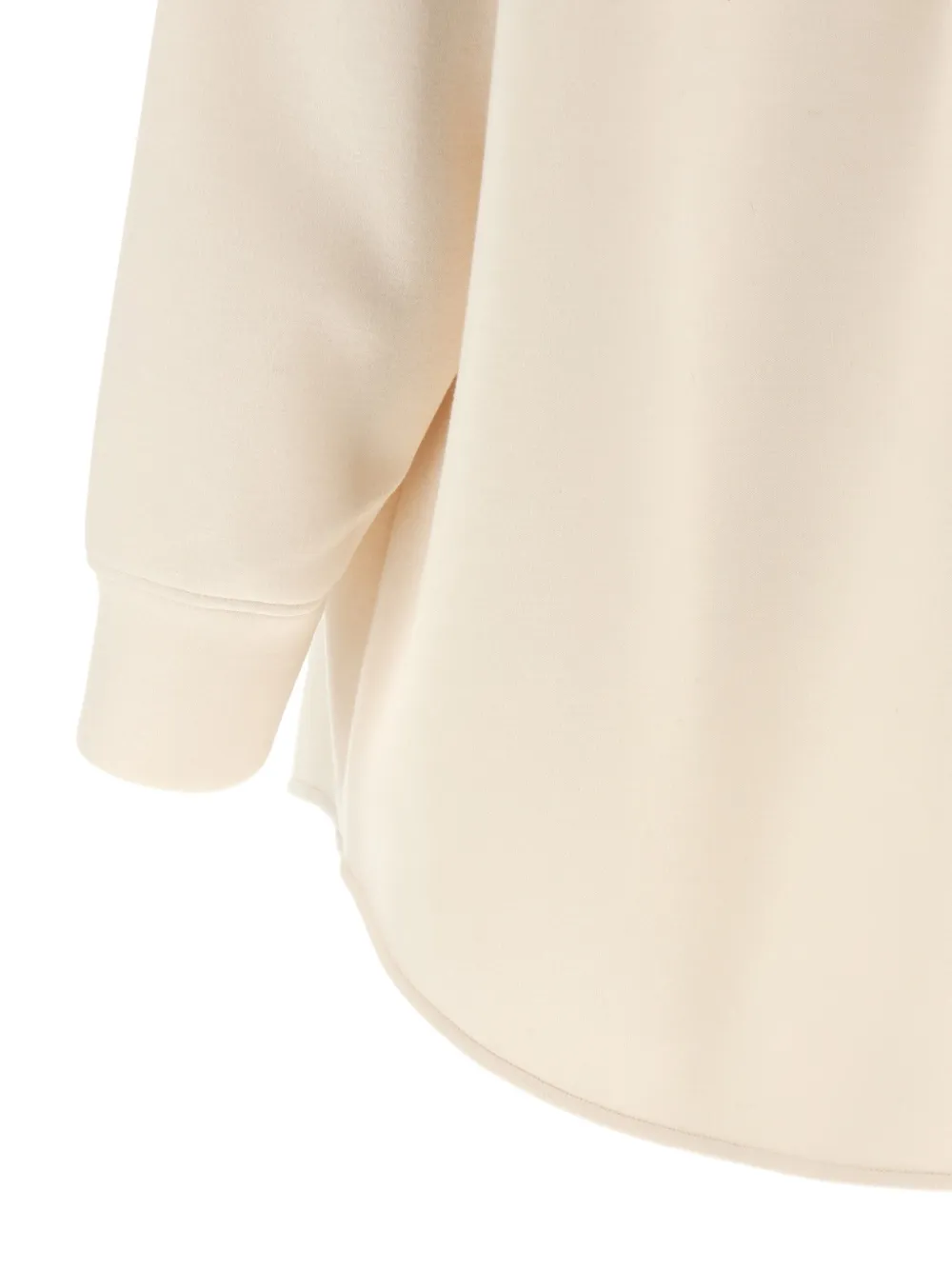 Fabiana Filippi Blouse met ronde opstaande kraag Beige