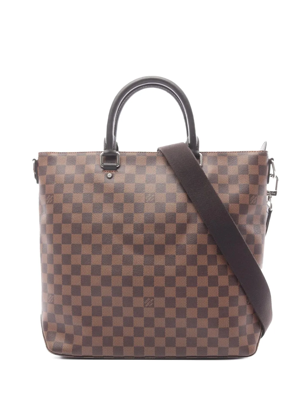 Louis Vuitton Pre-Owned 2015 Damier Ebene Jake Tote satchel - Marrone