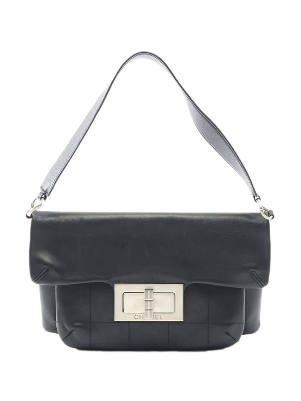 CHANEL Pre-Owned 2003-2004 CC Reissue 2.55 shoulder bag - Nero