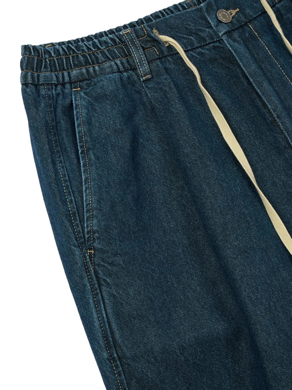  Tomboy Drawstring Jeans - Blue 