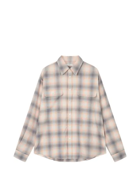 TOMBOY check chest-pocket shirt