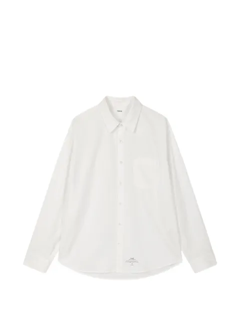 TOMBOY single-pocket cotton shirt