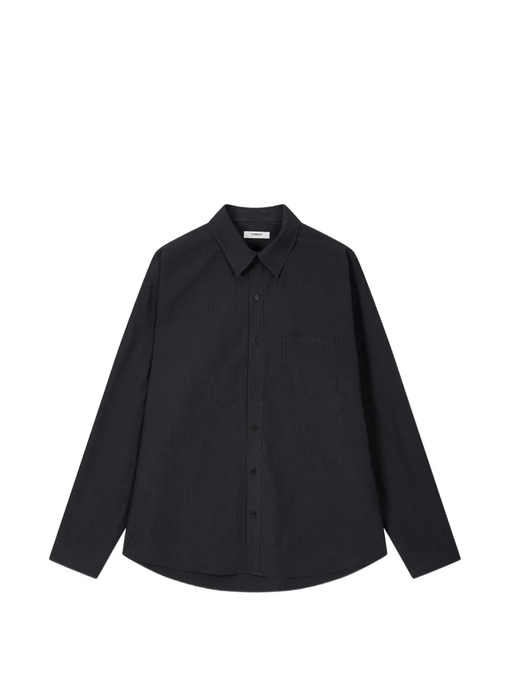 TOMBOY tone-on-tone striped shirt - Blu