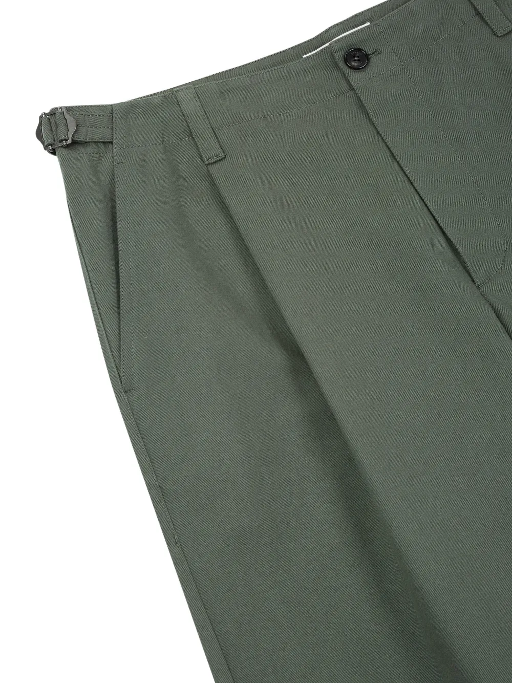 pintuck-detail trousers