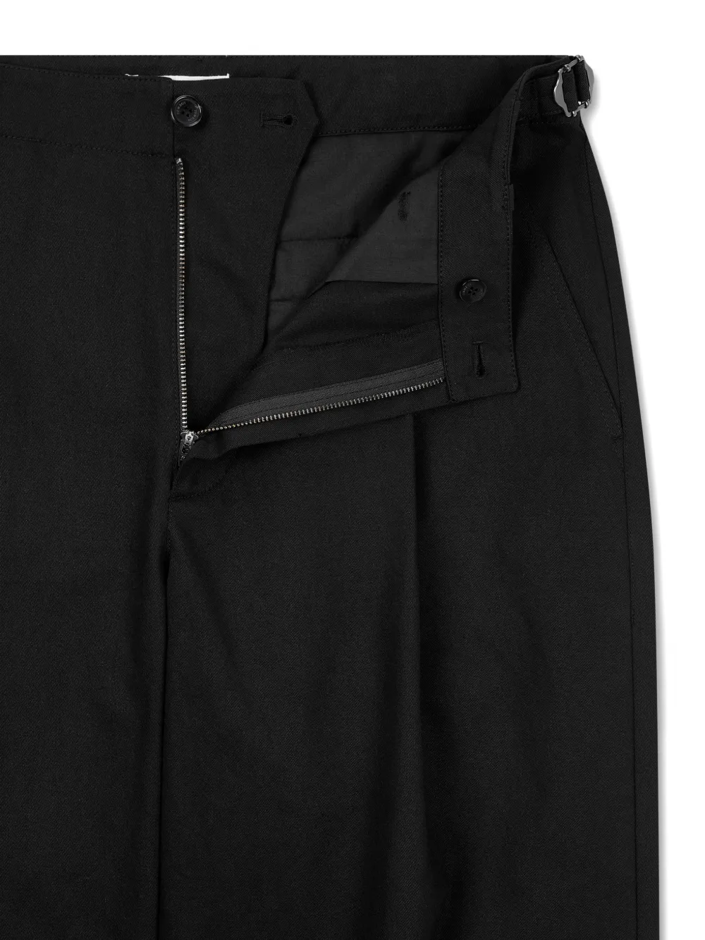 TOMBOY Broek met gesmockt detail Zwart
