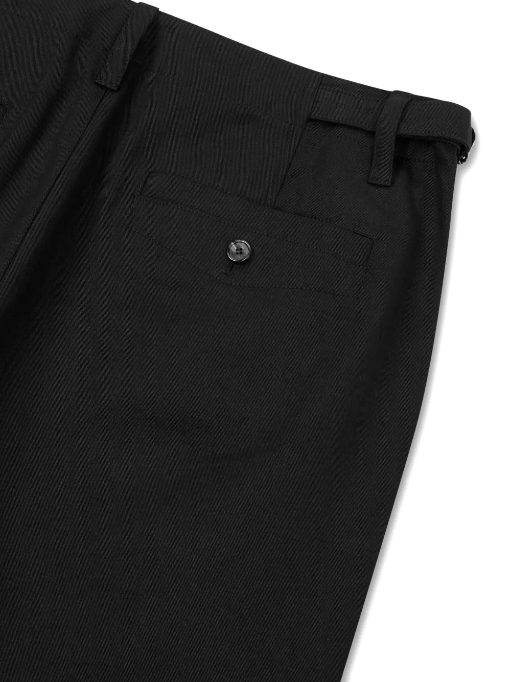 TOMBOY Broek met gesmockt detail Zwart