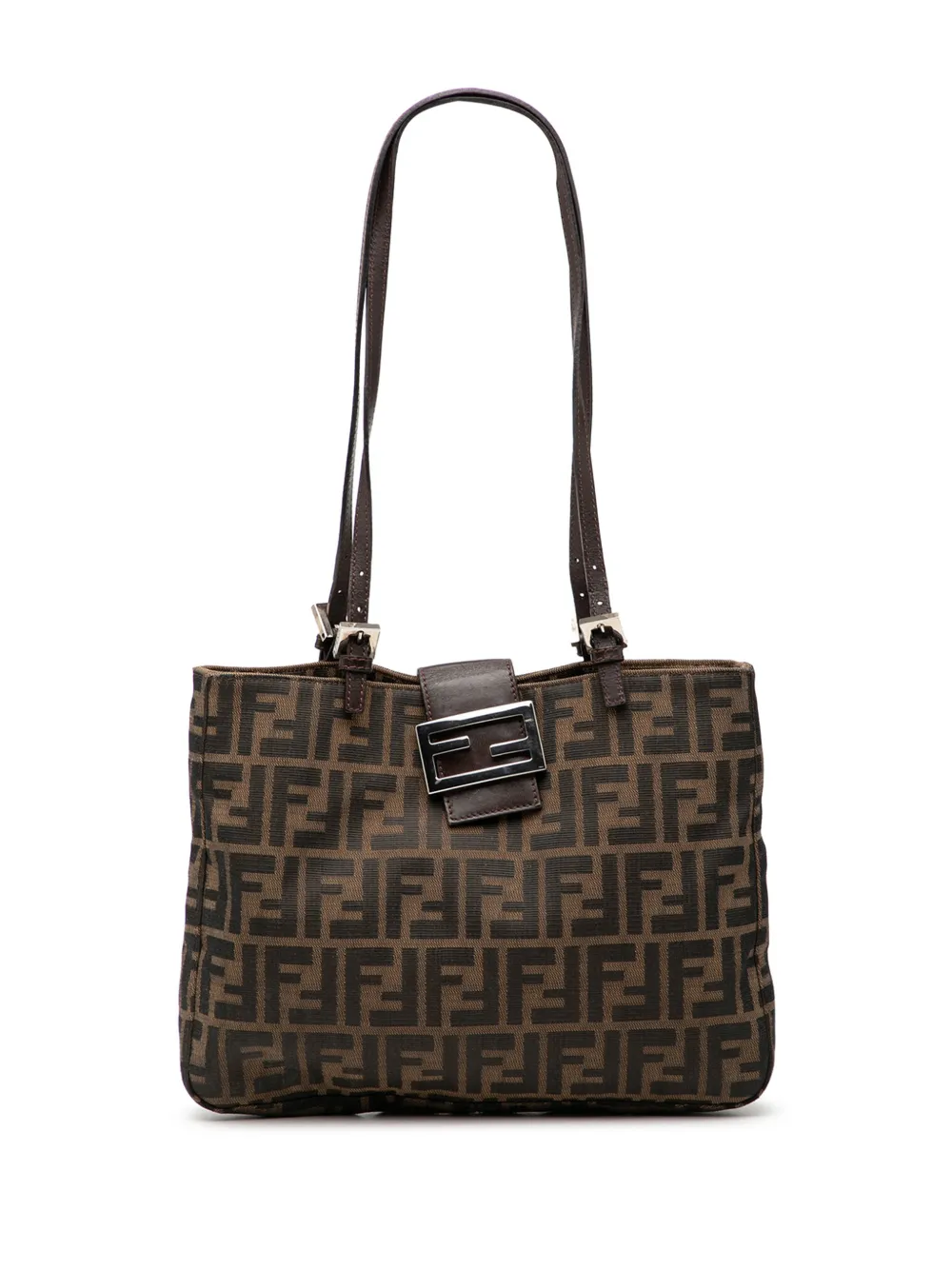 Fendi Pre-Owned 2000-2010 Zucca Canvas shoulder bag - Marrone