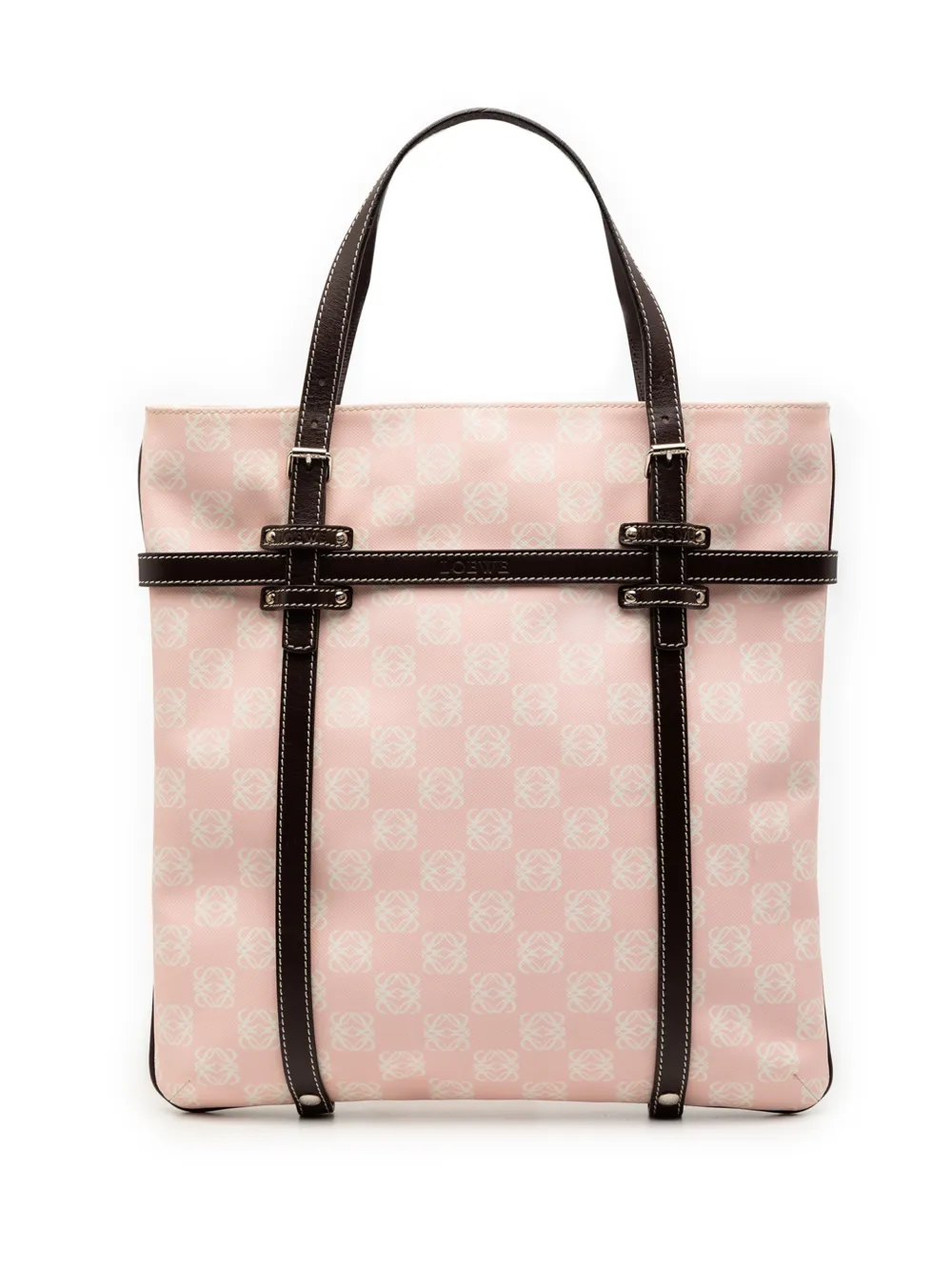 Loewe Pre-Owned 2010-2025 Anagram Coated Canvas tote bag - Rosa