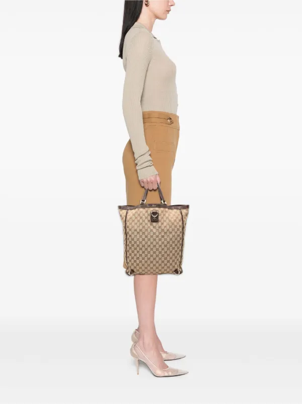 Gucci Pre-Owned 2000-2015 GGキャンバス アビー Dリング トートバッグ