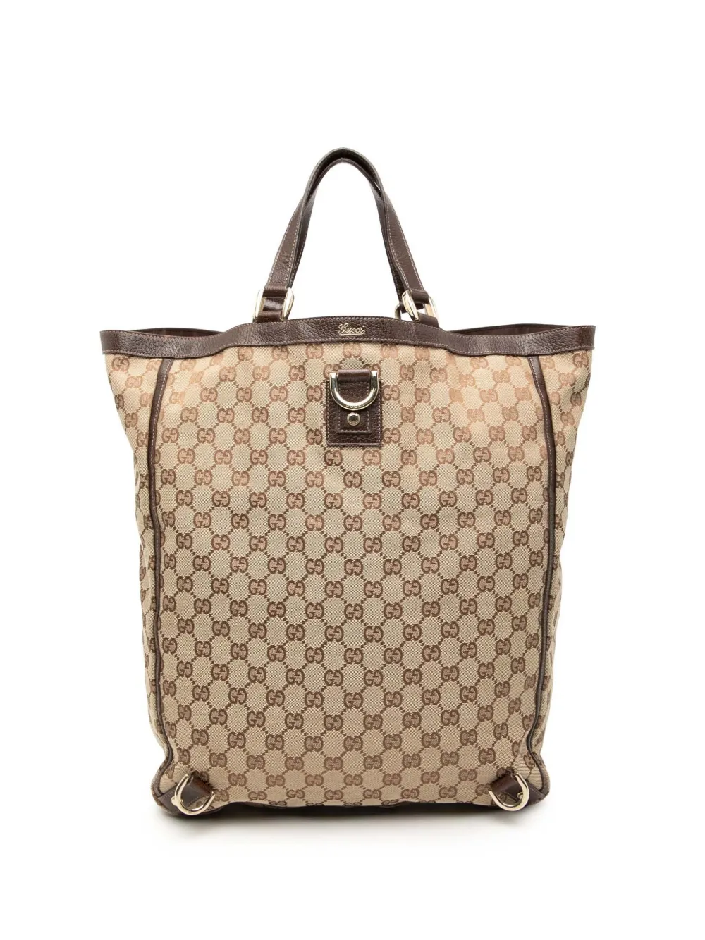 Gucci Pre-Owned 2000-2015 GG Canvas Abbey D Ring tote bag - Marrone