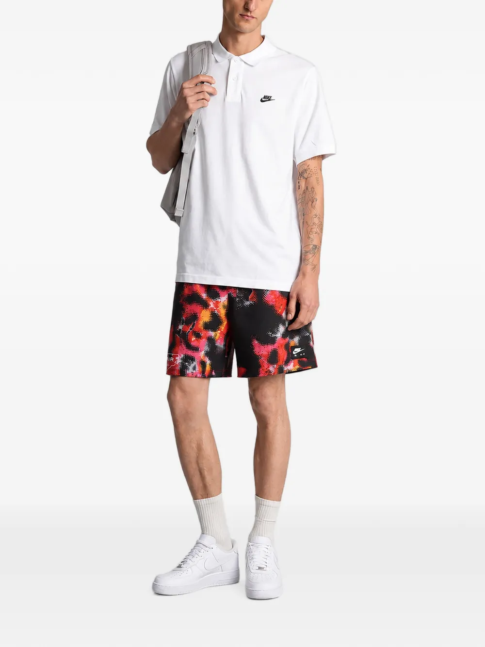 Nike Air geweven shorts Zwart