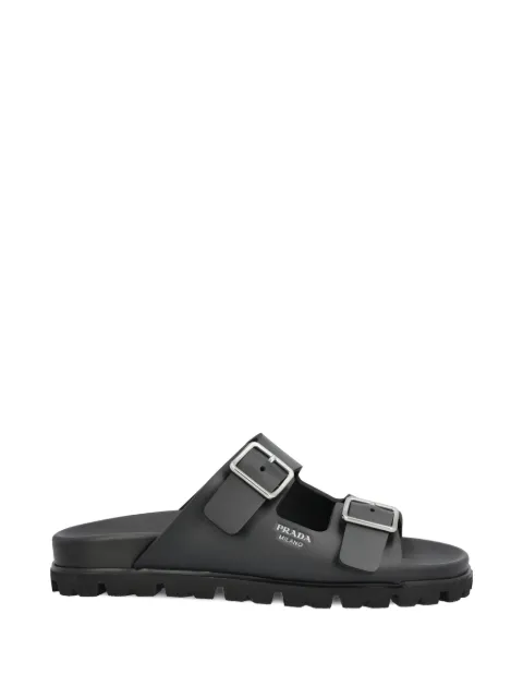 Prada buckle strap sandals