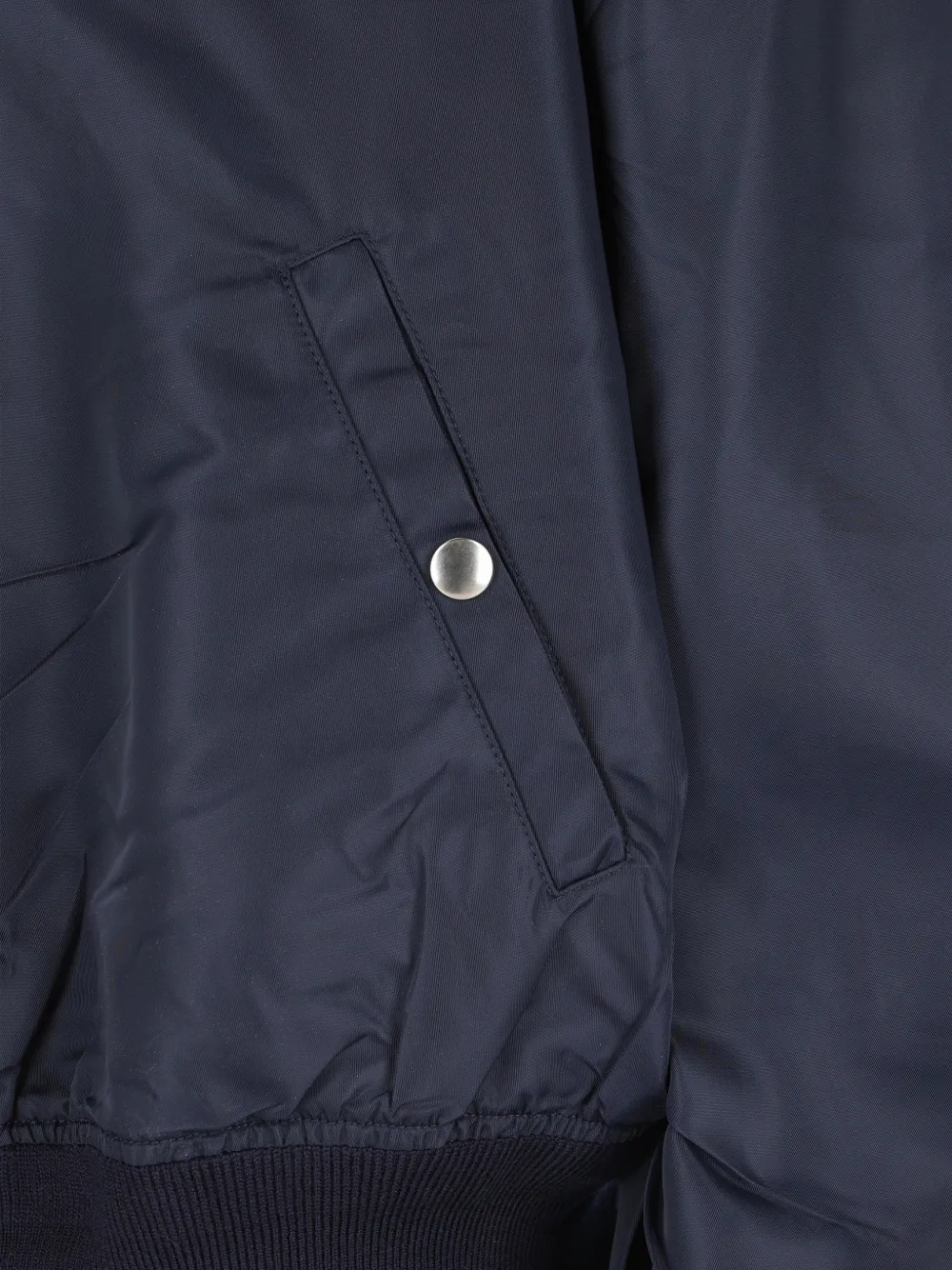 Prada Bomberjack met logoprint Blauw