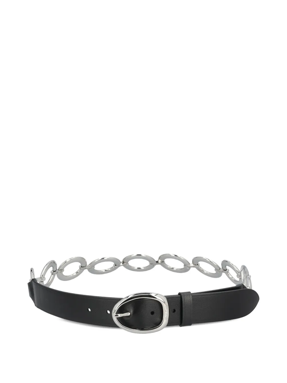 Miu Miu leather belt - Nero