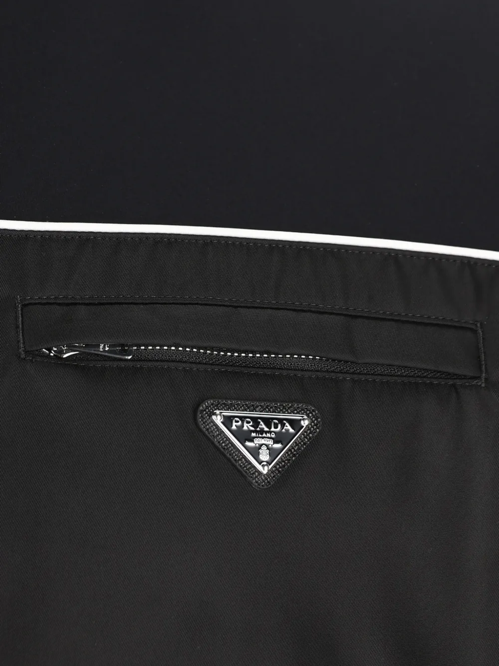 Prada Jack met logoplakkaat Zwart