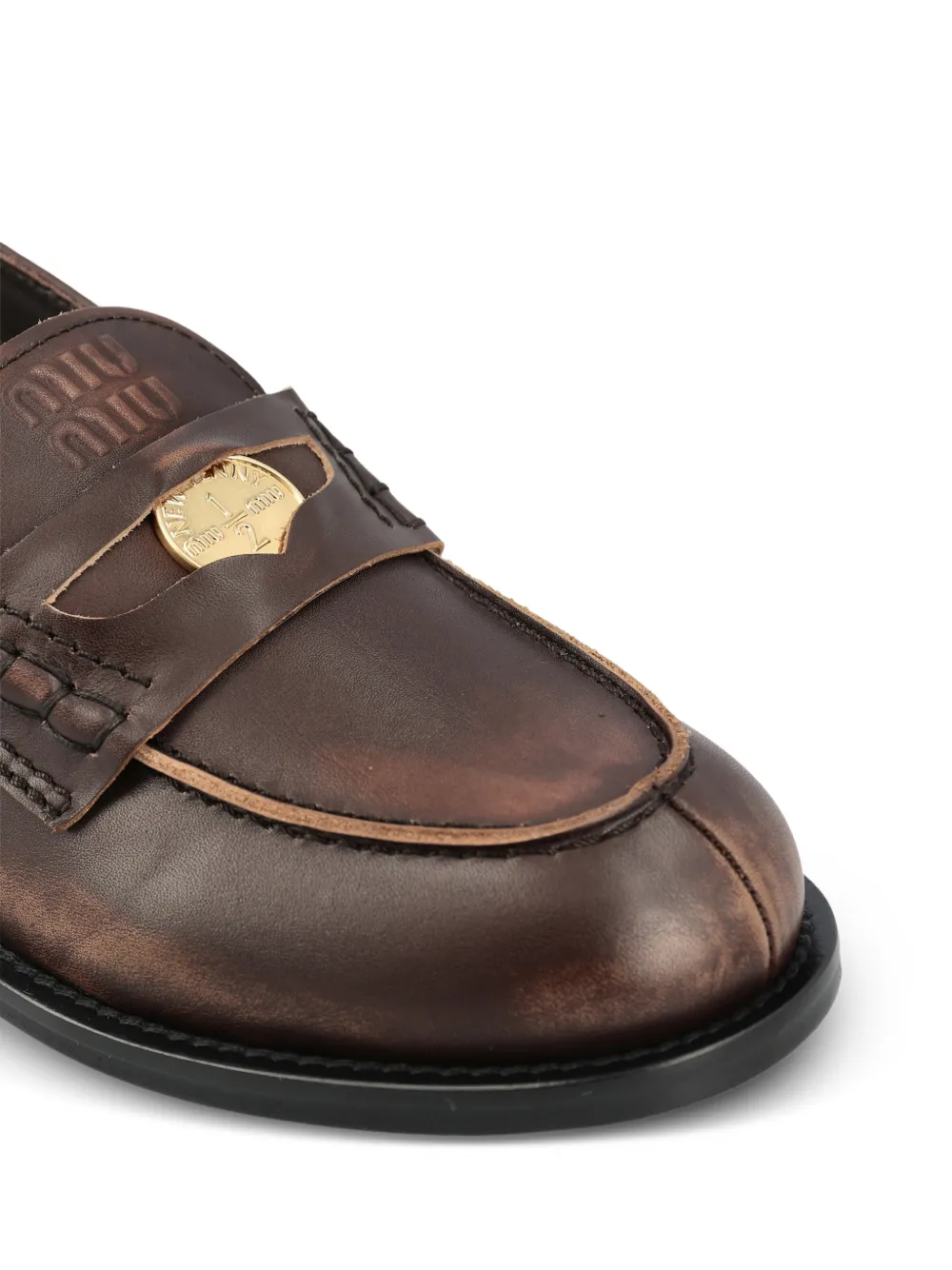 Miu Penny loafers Bruin