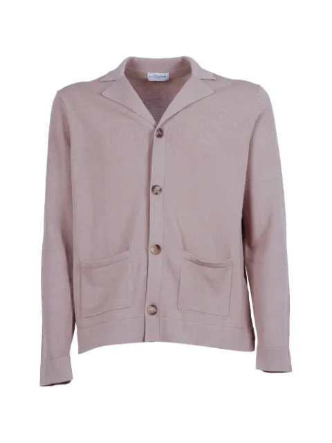 Ballantyne button-up patch-pocket cardigan