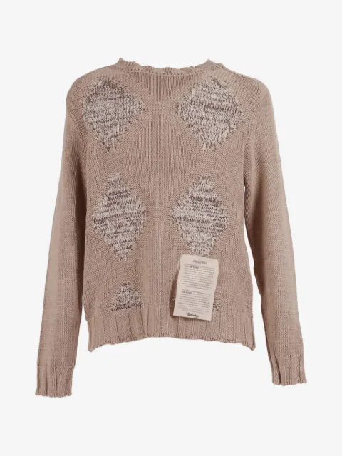 Ballantyne Raw Diamond intarsia-knit sweater