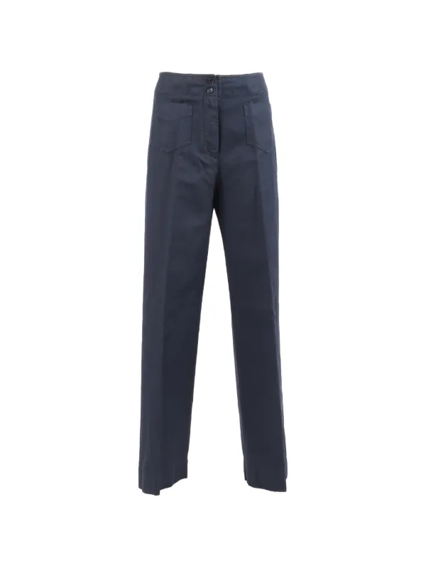 定価41800円　春夏 ASPESI パンツ アスペジ 新品 ネイビー ASPESI レースアップパンツ | ブルー | FARFETCH JP