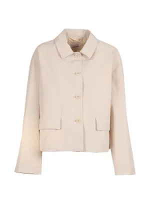Herno ジップアップ クロップドジャケット | ニュートラル | FARFETCH JP
