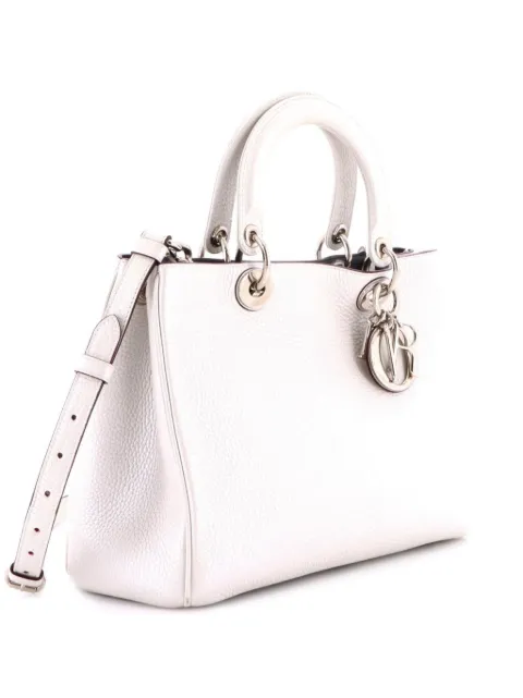 Christian Dior Pre-Owned Diorissimo Pebbled Leather Medium tote bag