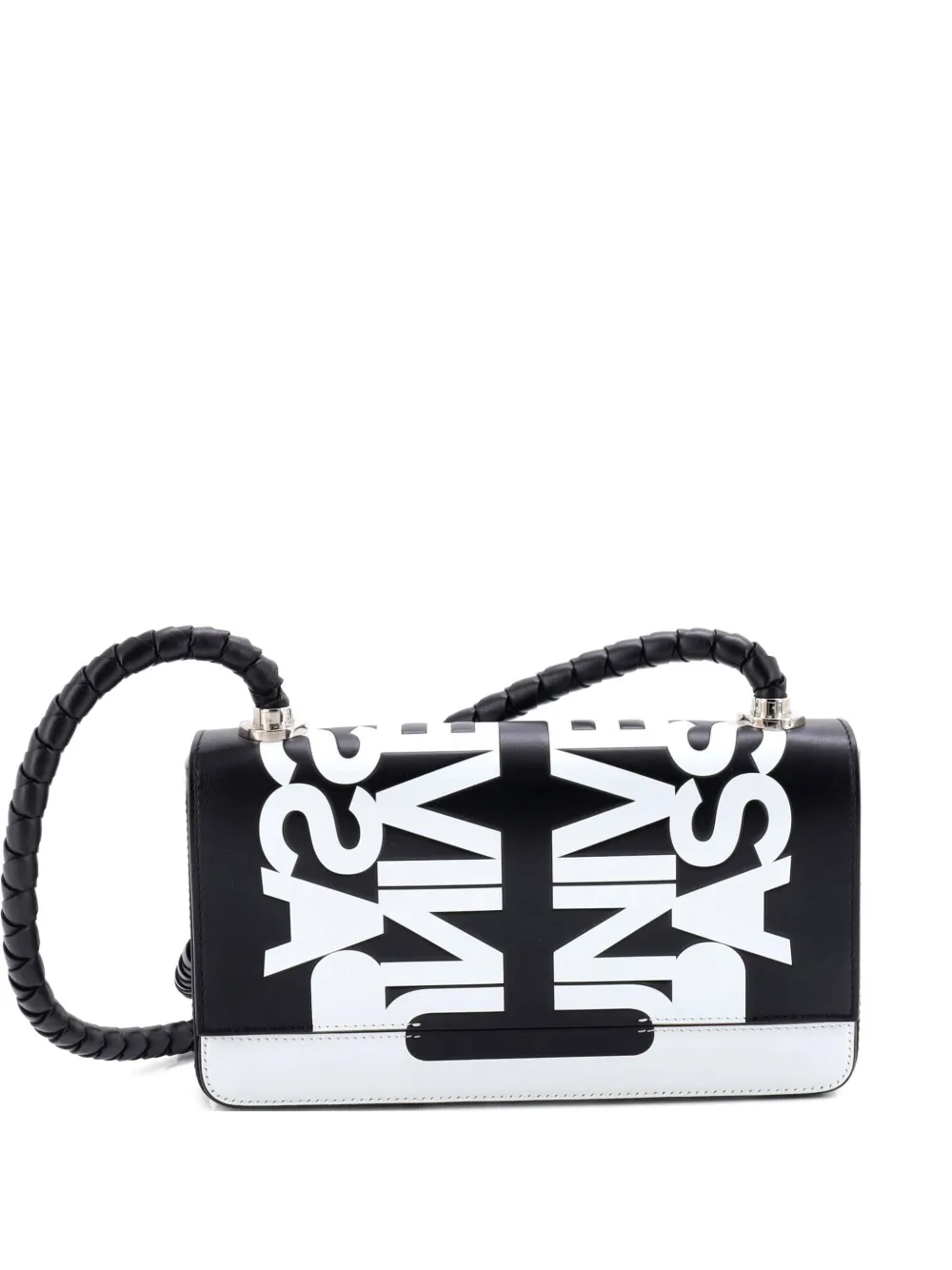 Burberry Pre-Owned Universal Passport Printed Leather crossbody bag - Nero