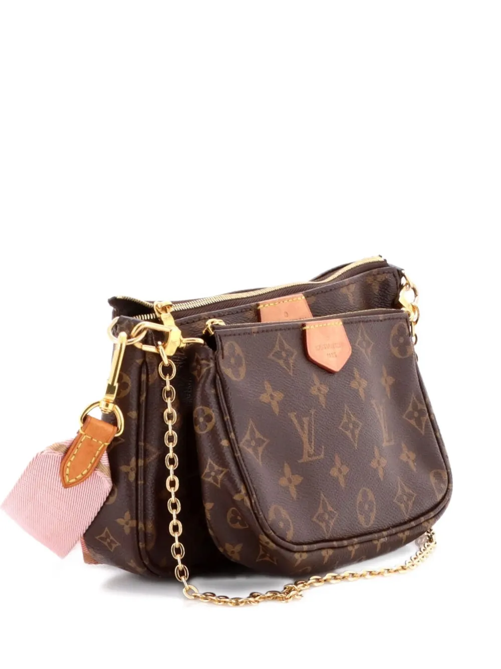 Louis Vuitton Pre-Owned Multi Pochette Accessoires Monogram Canvas crossbody bag - Marrone